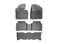 Picture of WeatherTech FloorLiners - Black - Front, Rear & 3rd Row