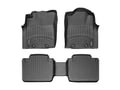 Picture of WeatherTech FloorLiners - Front & Rear - Black