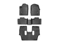 Picture of WeatherTech FloorLiners - Front, 2nd & 3rd Row - Black