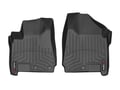 Picture of WeatherTech FloorLiners - Black - Front - 2 Piece