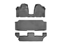 Picture of WeatherTech FloorLiners - Front, 2nd & 3rd Row - Over-The-Hump - Black