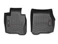 Picture of WeatherTech FloorLiners - Black - Front - 2 Piece