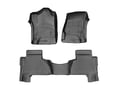 Picture of WeatherTech FloorLiners - Black - Front & Rear