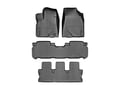 Picture of WeatherTech FloorLiners - Black - Front, Rear & 3rd Row