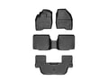 Picture of WeatherTech FloorLiners - Front, 2nd & 3rd Row - Black