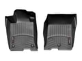 Picture of WeatherTech FloorLiners - Black - Front - 2 Piece