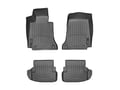Picture of WeatherTech FloorLiners - Black - Front & Rear - 3 Rows Of Seats