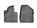 Picture of WeatherTech FloorLiners - Black - Front - 2 Piece