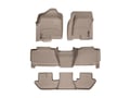 Picture of WeatherTech FloorLiners - Front, 2nd & 3rd Row - Tan