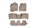 Picture of WeatherTech FloorLiners - Front, 2nd & 3rd Row - Tan