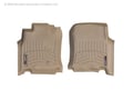 Picture of WeatherTech FloorLiners - Tan - Front - 2 Piece