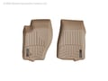 Picture of WeatherTech FloorLiners - Tan - Front - 2 Piece