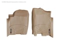 Picture of WeatherTech FloorLiners - Tan - Front - 2 Piece