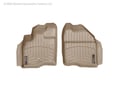 Picture of WeatherTech FloorLiners - Tan - Front - 2 Piece