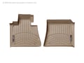 Picture of WeatherTech FloorLiners - Tan - Front - 2 Piece