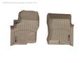 Picture of WeatherTech FloorLiners - Tan - Front - 2 Piece