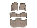 Picture of WeatherTech FloorLiners - Front, 2nd & 3rd Row - Tan