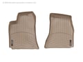 Picture of WeatherTech FloorLiners - Tan - Front - 2 Piece