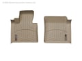 Picture of WeatherTech FloorLiners - Tan - Front - 2 Piece