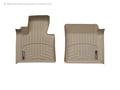 Picture of WeatherTech FloorLiners - Tan - Front - 2 Piece