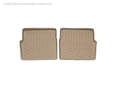 Picture of WeatherTech FloorLiners - Tan - Rear - 2 Piece