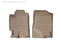 Picture of WeatherTech FloorLiners - Tan - Front - 2 Piece