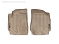 Picture of WeatherTech FloorLiners - Tan - Front - 2 Piece