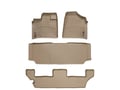 Picture of WeatherTech FloorLiners - Front, 2nd & 3rd Row - Tan