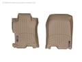 Picture of WeatherTech FloorLiners - Tan - Front - 2 Piece