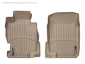 Picture of WeatherTech FloorLiners - Tan - Front - 2 Piece