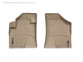 Picture of WeatherTech FloorLiners - Tan - Front - 2 Piece