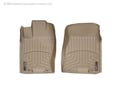 Picture of WeatherTech FloorLiners - Tan - Front - 2 Piece