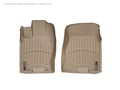 Picture of WeatherTech FloorLiners - Tan - Front - 2 Piece