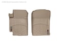 Picture of WeatherTech FloorLiners - Tan - Front - 2 Piece