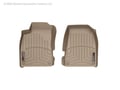 Picture of WeatherTech FloorLiners - Tan - Front - 2 Piece