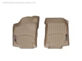 Picture of WeatherTech FloorLiners - Tan - Front - 2 Piece