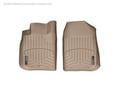 Picture of WeatherTech FloorLiners - Tan - Front - 2 Piece