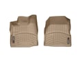 Picture of WeatherTech FloorLiners - Tan - Front - 2 Piece