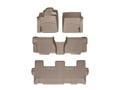 Picture of WeatherTech FloorLiners - Front, 2nd & 3rd Row - Tan