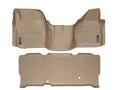 Picture of WeatherTech FloorLiners - Front - Over-The-Hump & Rear - Tan