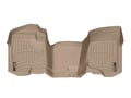 Picture of WeatherTech FloorLiners - Tan - Front - 1 Piece - Over-The-Hump