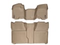 Picture of WeatherTech FloorLiners - Front & Rear - Over-The-Hump - Tan