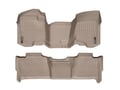 Picture of WeatherTech FloorLiners - Front - Over-The-Hump & Rear - Tan