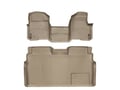 Picture of WeatherTech FloorLiners - Front & Rear - Over-The-Hump - Tan