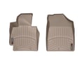 Picture of WeatherTech FloorLiners - Tan - Front - 2 Piece