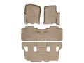 Picture of WeatherTech FloorLiners - Front, 2nd & 3rd Row - Tan