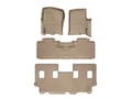 Picture of WeatherTech FloorLiners - Front, 2nd & 3rd Row - Tan