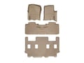 Picture of WeatherTech FloorLiners - Front, 2nd & 3rd Row - Tan