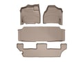 Picture of WeatherTech FloorLiners - Front, 2nd & 3rd Row - Tan