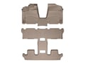 Picture of WeatherTech FloorLiners - Front, 2nd & 3rd Row - Over-The-Hump - 1 Piece 2nd/3rd Row - Tan